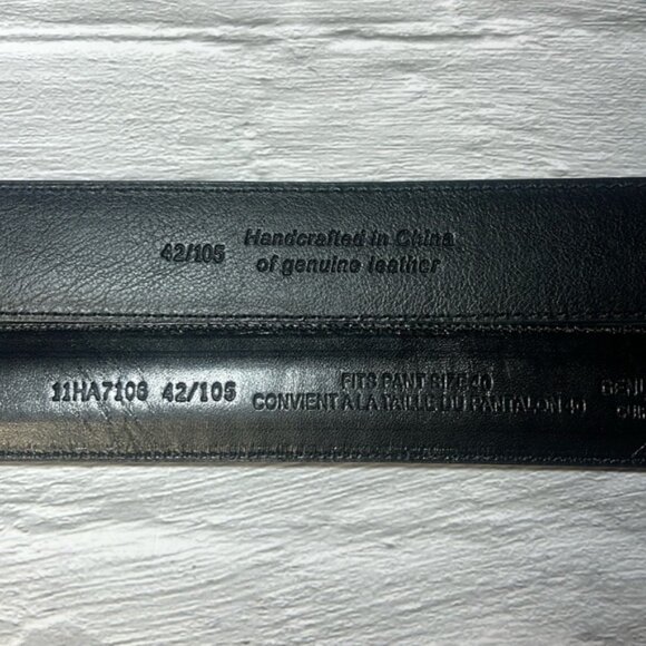 1 Black, 1 Brown Leather Belts - Set of 2 - Picture 12 of 12